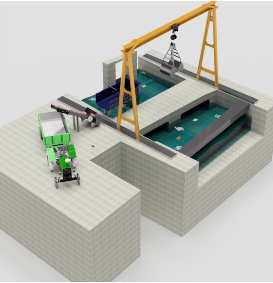 Lake Guard river solid-waste removal system